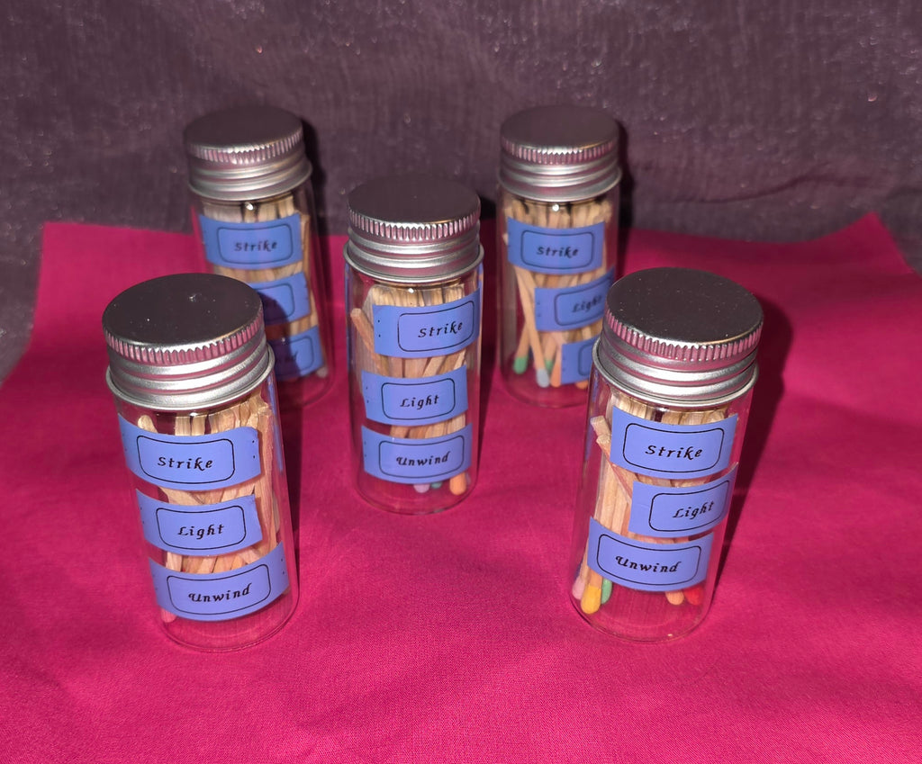 Wooden Matches in a Bottle