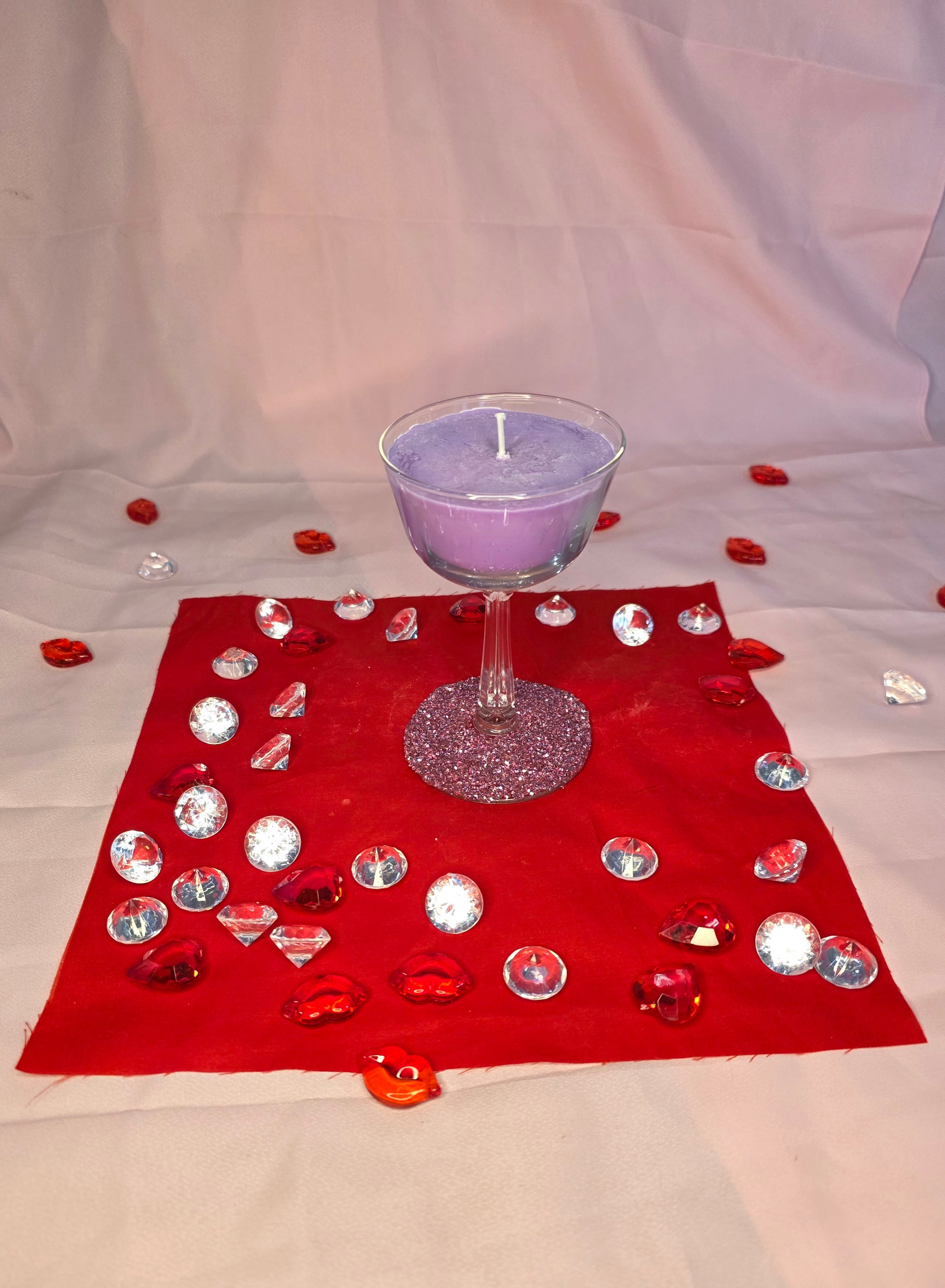 Champagne Glass w/Sparkle b