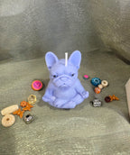 Yoga Dog Sculptured Candle
