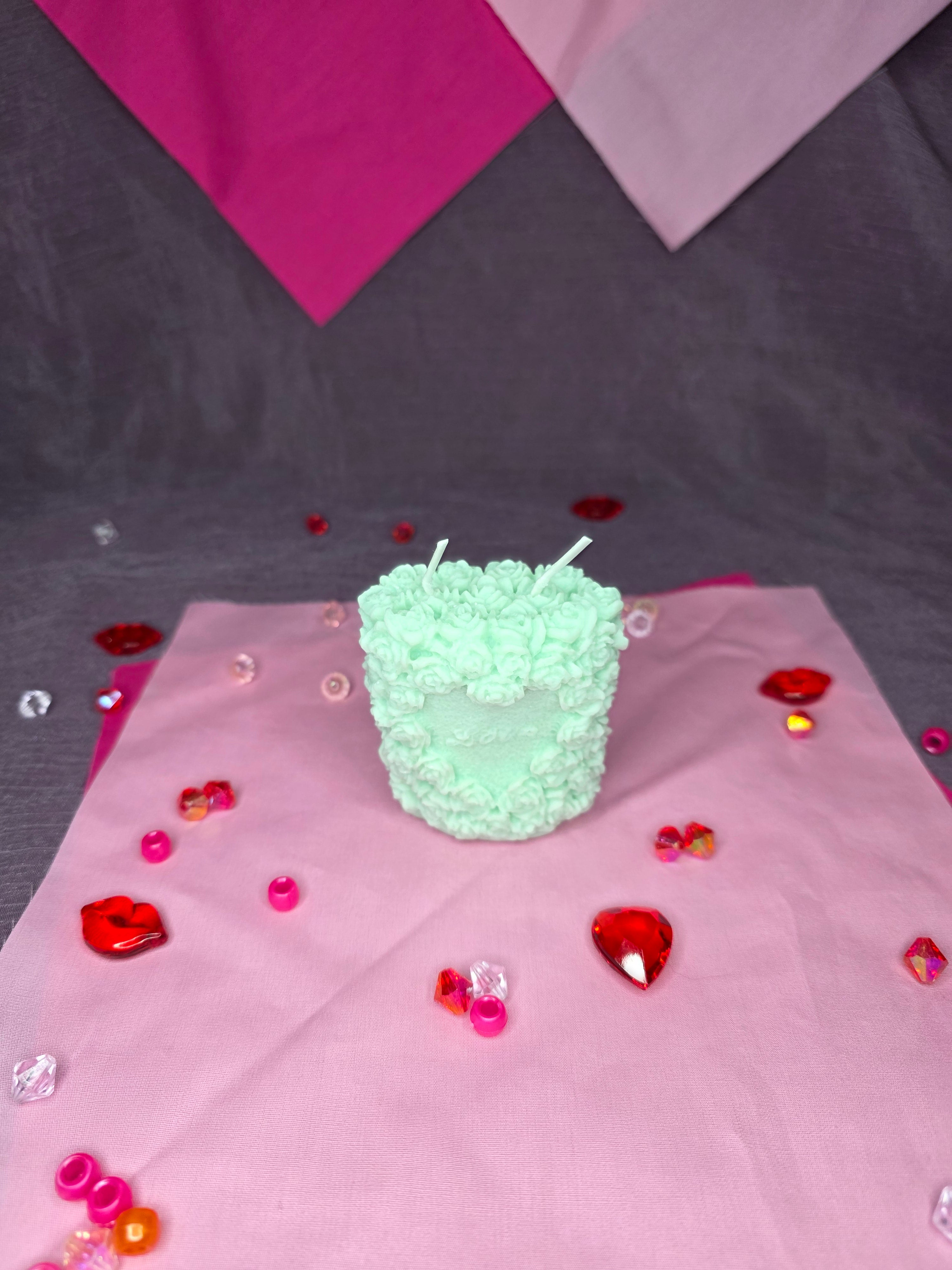 Rose Oval w/Love in the Middle