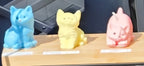 Petite Cat Figurine Sculptured Candle